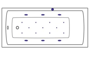 Гидромассаж Excellent RELAX SJ-RELAX-BR бронза
